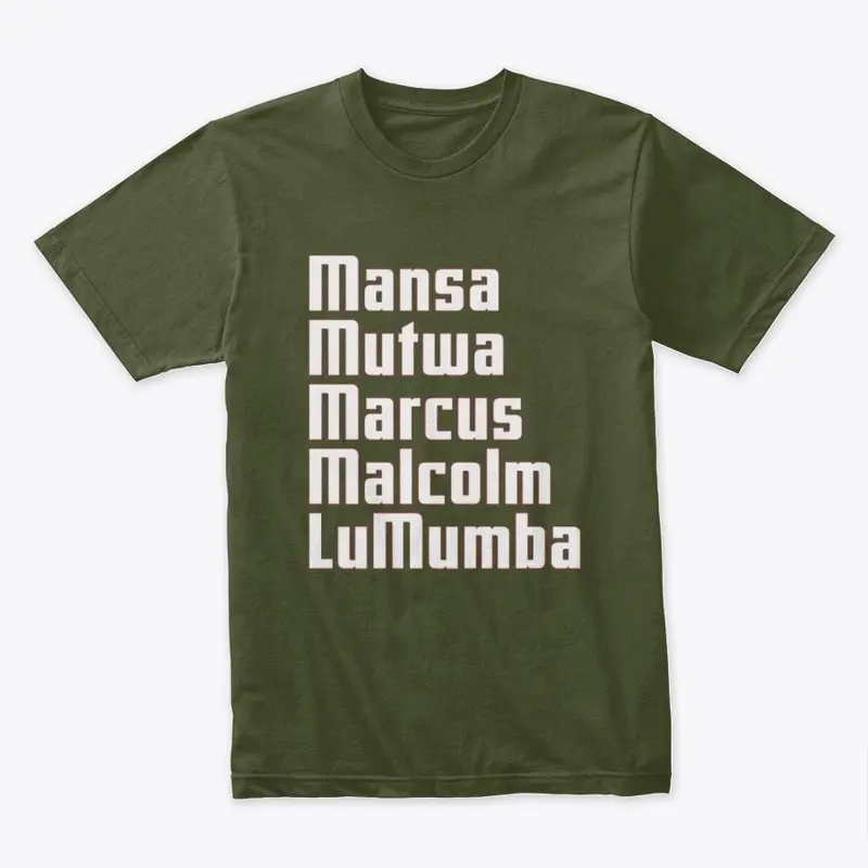 Mansa, Mutwa, Marcus..